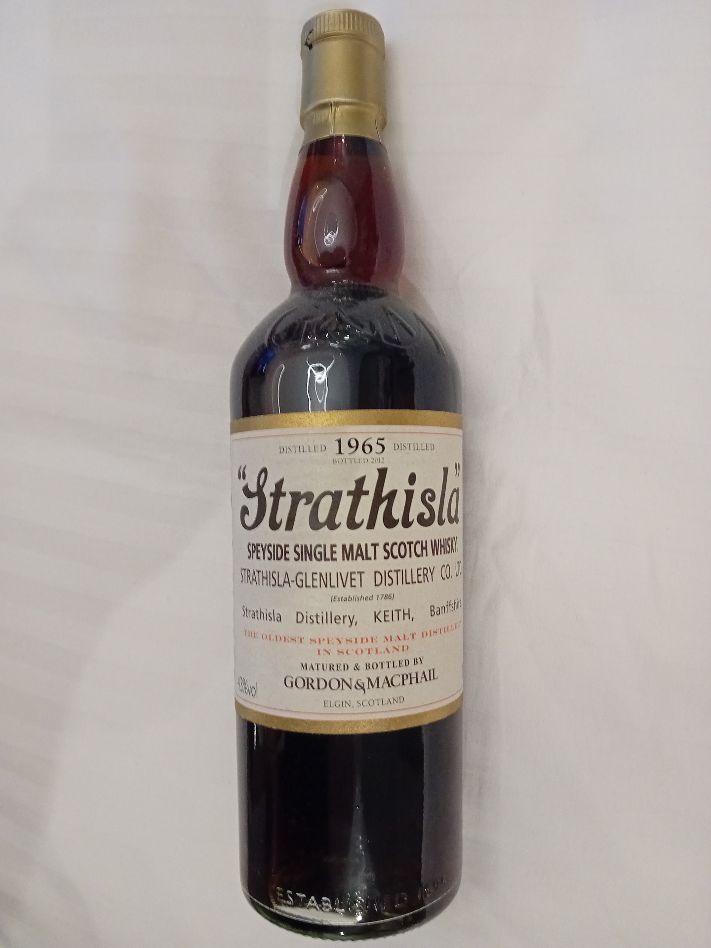 Strathisla Single Malt 1965 — Gordon & MacPhail
